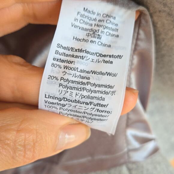 J.Crew Mercantile Women's Cocoon Coat in Italian Stadium-Cloth Wool - Picture 7 of 9